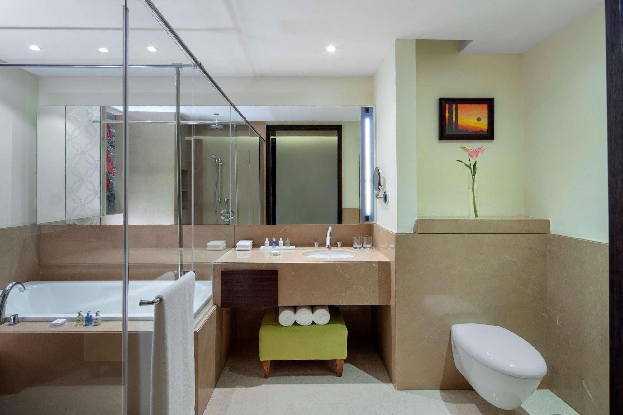 Radisson Blu Plaza Hotel Mysore Exteriör bild Bathroom